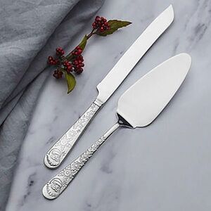 Santa 🎅🏻 Towle Stainless Steel Dessert Serving Set-dishwasher safe